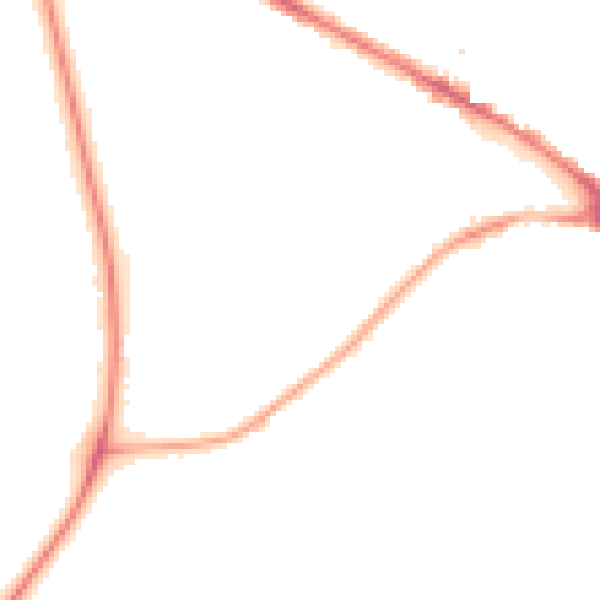 Night-time road noise heatmap for LS20 8DT