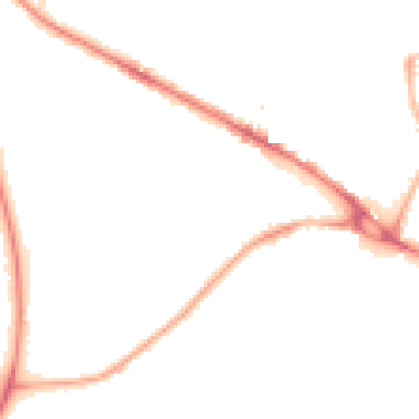 Night-time road noise heatmap for LS20 8DW