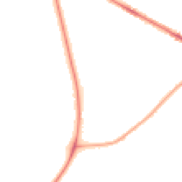 Night-time road noise heatmap for LS20 8DY
