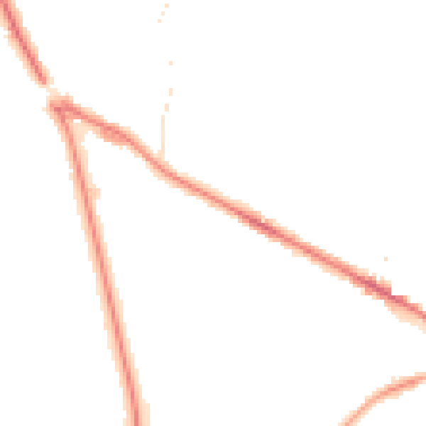 Night-time road noise heatmap for LS20 8FH
