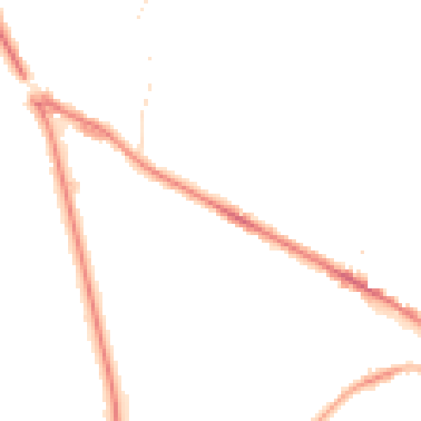 Night-time road noise heatmap for LS20 8FL