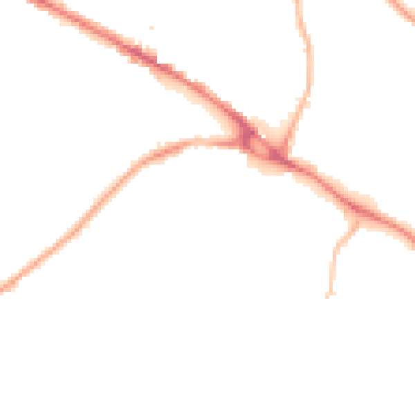 Night-time road noise heatmap for LS20 8QB