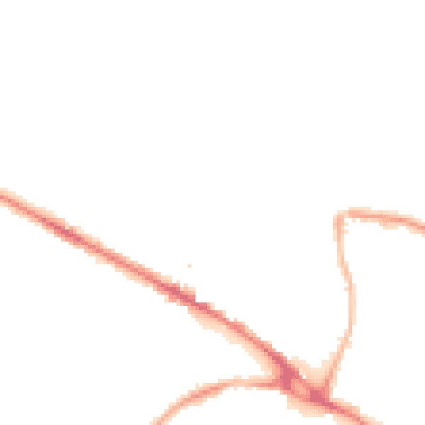 Night-time road noise heatmap for LS20 9BZ