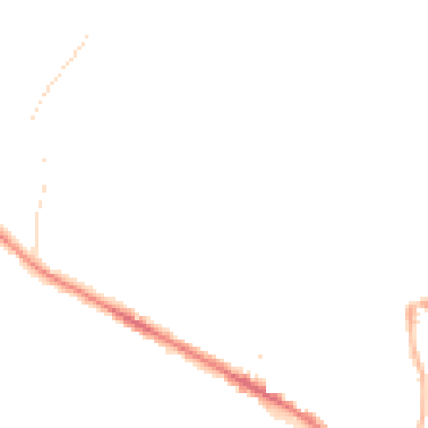 Night-time road noise heatmap for LS20 9FD