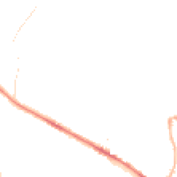 Night-time road noise heatmap for LS20 9FE