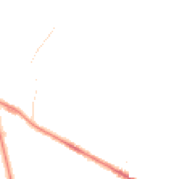 Night-time road noise heatmap for LS20 9PX