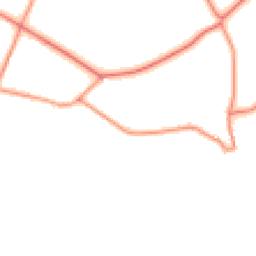 Daytime road noise heatmap for LS22 4BX