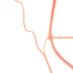 Night-time road noise heatmap for LS22 4DS