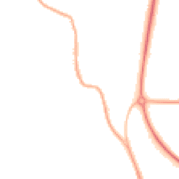 Night-time road noise heatmap for LS22 4DX