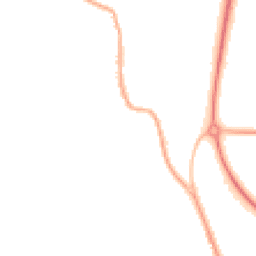 Night-time road noise heatmap for LS22 4DY