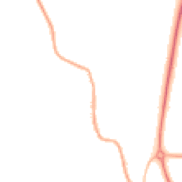 Night-time road noise heatmap for LS22 4EB