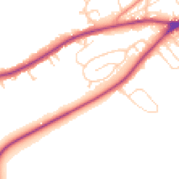 Daytime road noise heatmap for LS22 5AQ