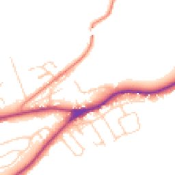 Daytime road noise heatmap for LS22 5AU