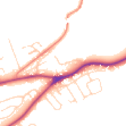 Daytime road noise heatmap for LS22 5AX