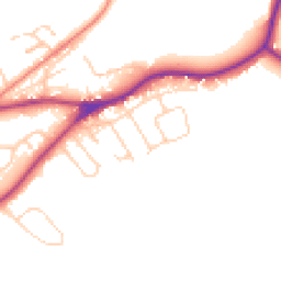 Daytime road noise heatmap for LS22 5BH