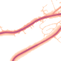 Daytime road noise heatmap for LS22 5DF