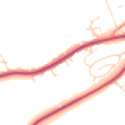 Daytime road noise heatmap for LS22 5DG
