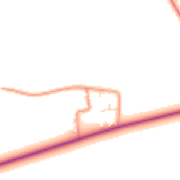 Daytime road noise heatmap for LS22 5ER