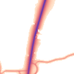 Daytime road noise heatmap for LS22 5FL