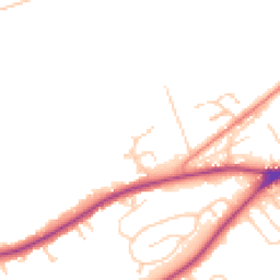 Daytime road noise heatmap for LS22 5LP