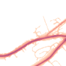 Daytime road noise heatmap for LS22 5LT