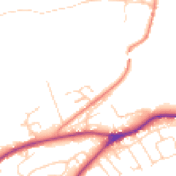Daytime road noise heatmap for LS22 5LZ
