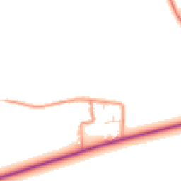 Daytime road noise heatmap for LS22 5NF