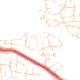 Daytime road noise heatmap for LS22 6AR