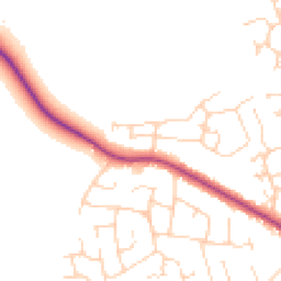 Daytime road noise heatmap for LS22 6BL