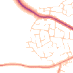Daytime road noise heatmap for LS22 6DP