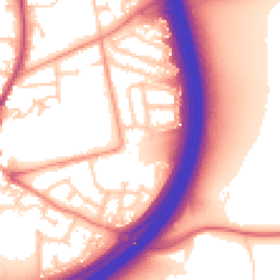 Daytime road noise heatmap for LS22 6JD