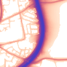 Daytime road noise heatmap for LS22 6JX