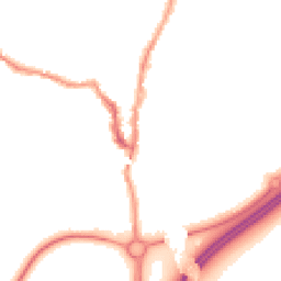 Night-time road noise heatmap for LS22 6LB