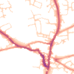 Daytime road noise heatmap for LS22 6PH