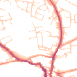 Daytime road noise heatmap for LS22 6PN