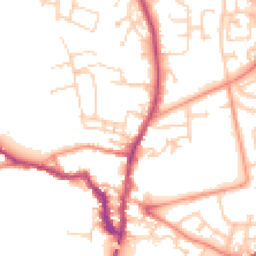 Daytime road noise heatmap for LS22 6PT