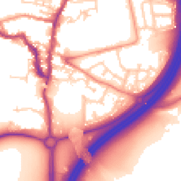 Daytime road noise heatmap for LS22 6RH