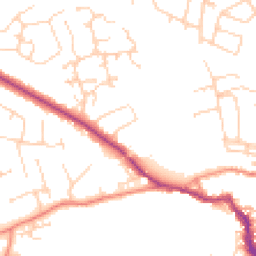 Daytime road noise heatmap for LS22 6SG