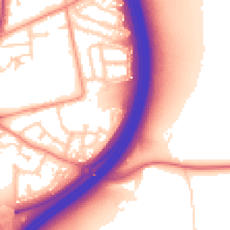 Daytime road noise heatmap for LS22 6YA