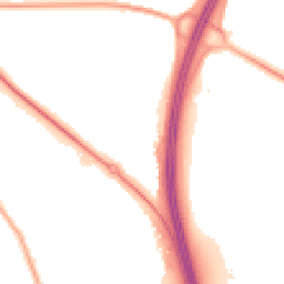 Night-time road noise heatmap for LS22 7AE