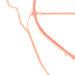 Night-time road noise heatmap for LS22 7XN