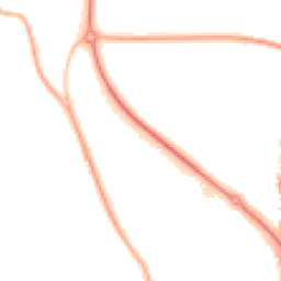 Night-time road noise heatmap for LS22 7XW