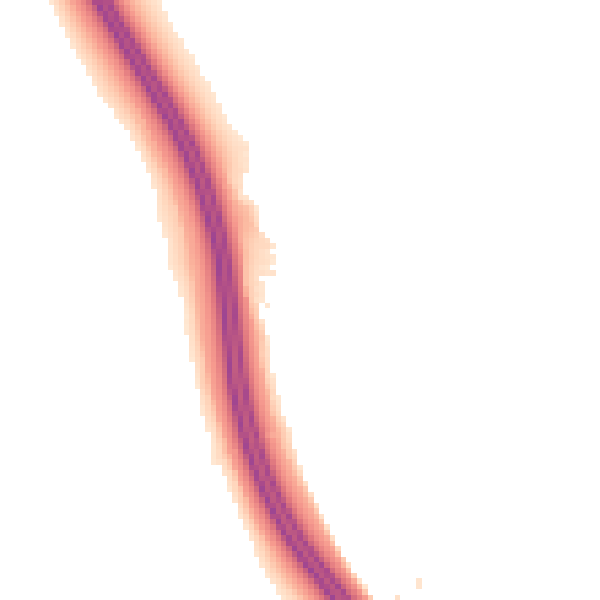 Night-time road noise heatmap for LS23 6RE