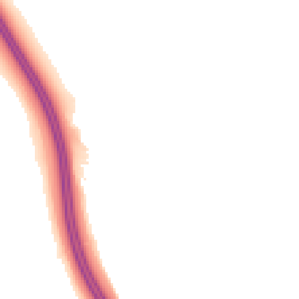 Night-time road noise heatmap for LS23 6RJ