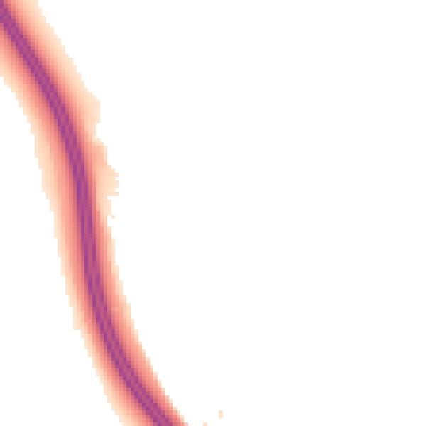 Night-time road noise heatmap for LS23 6RN