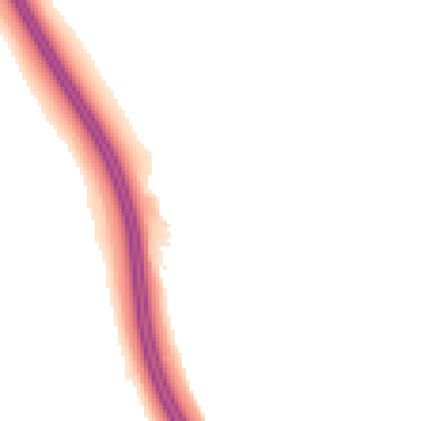 Night-time road noise heatmap for LS23 6RQ
