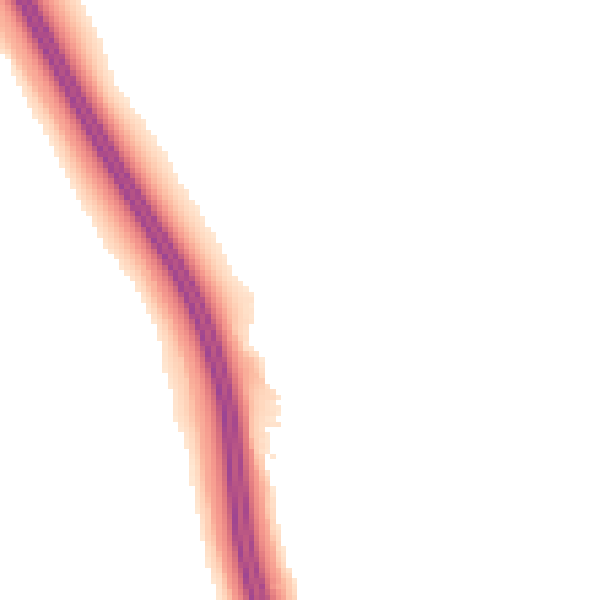 Night-time road noise heatmap for LS23 6SP