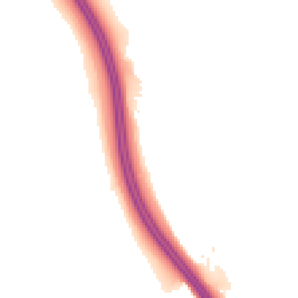 Night-time road noise heatmap for LS23 6TH