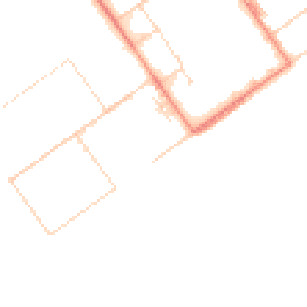 Daytime road noise heatmap for LS23 7GA
