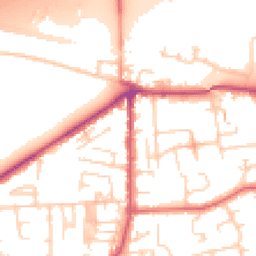 Daytime road noise heatmap for LS25 1AF